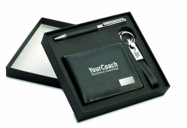 Logotrade corporate gifts photo of: Ball pen key ring and wallet Lappeenranta