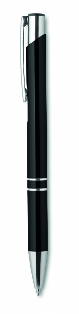 Logo trade corporate gifts image of: Push button pen with black ink