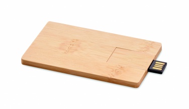 Logo trade corporate gifts image of: 16GB bamboo casing USB