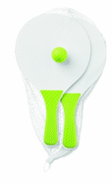 Logo trade promotional merchandise image of: Small Beach tennis set