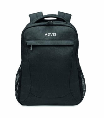 Logo trade promotional giveaways picture of: 600D RPET laptop backpack