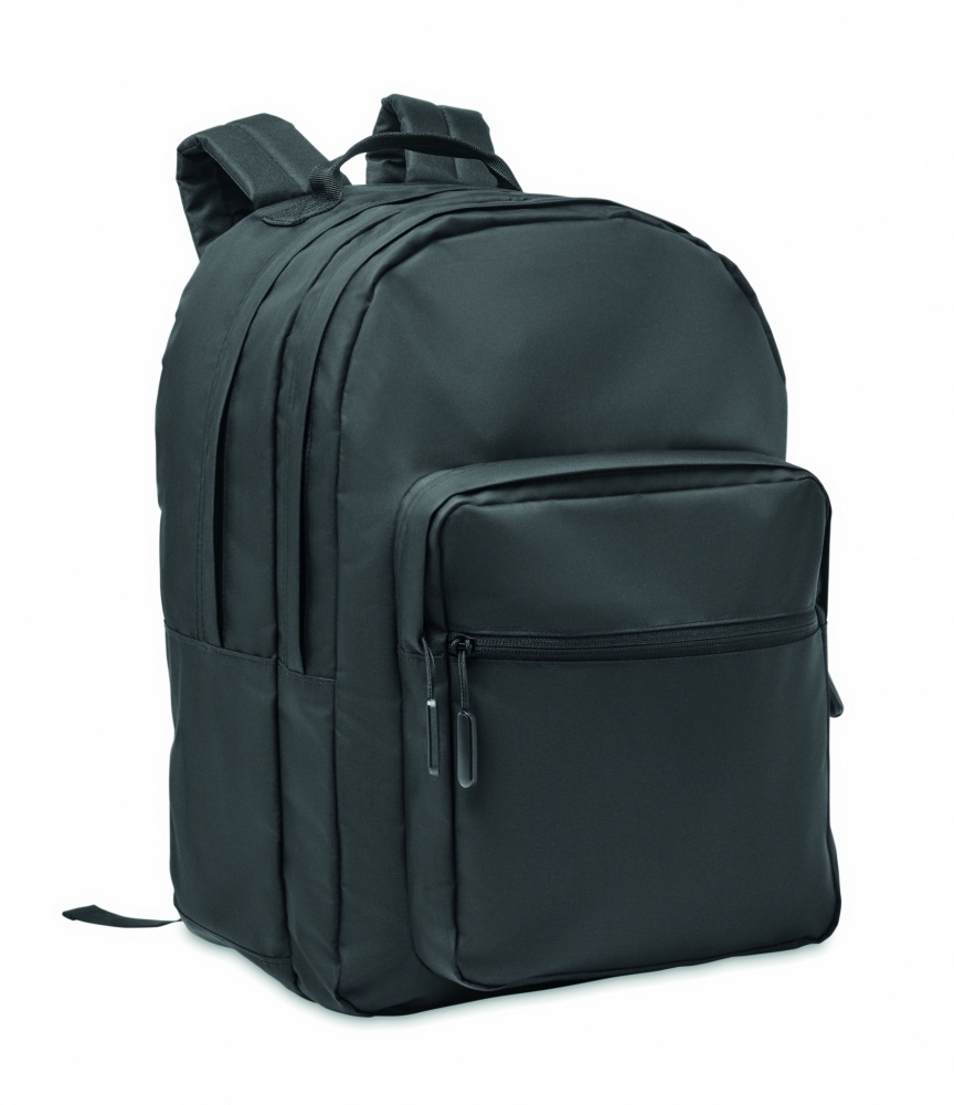 Logo trade promotional merchandise picture of: 300D RPET laptop backpack