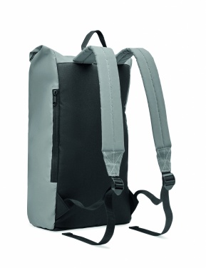 Logotrade promotional product image of: Reflective Rolltop backpack