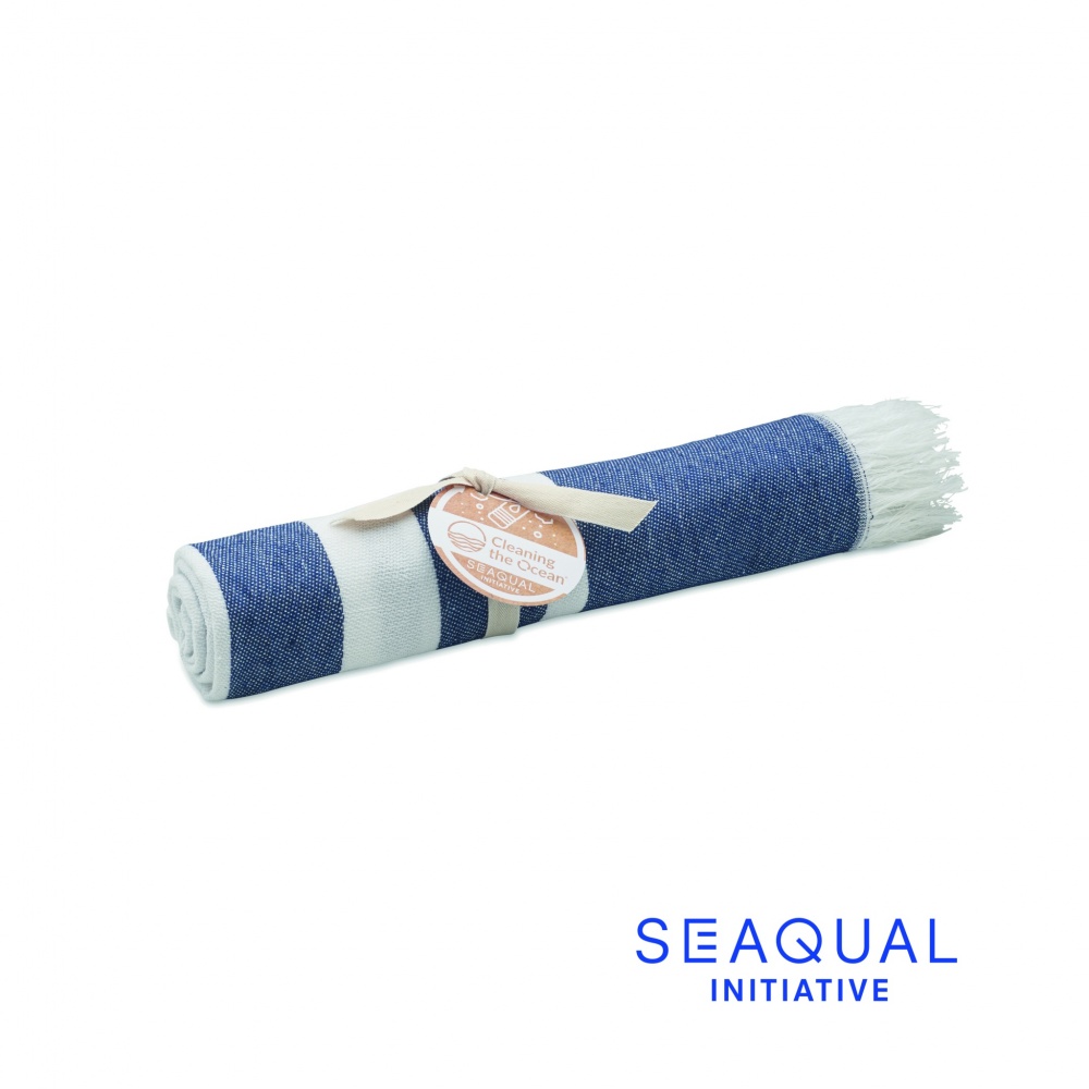 Logo trade promotional items picture of: SEAQUAL® hammam towel 70x140cm