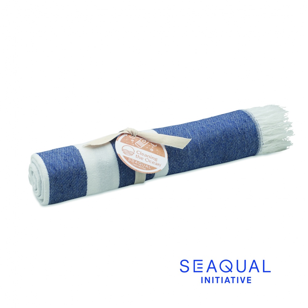 Logo trade promotional item photo of: SEAQUAL® hammam towel 100x170