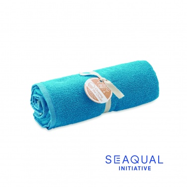 Logo trade business gift photo of: SEAQUAL® towel 70x140cm