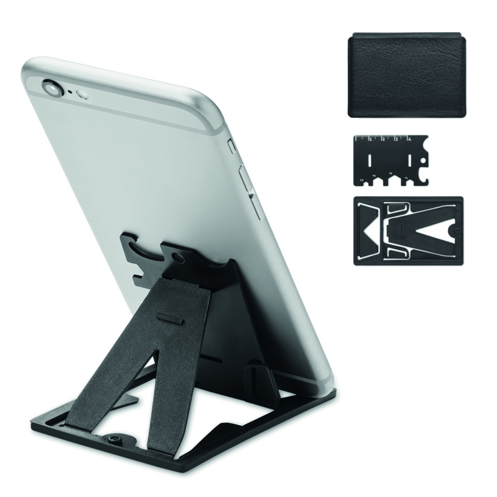 Logotrade promotional giveaways photo of: Multi-tool pocket phone stand