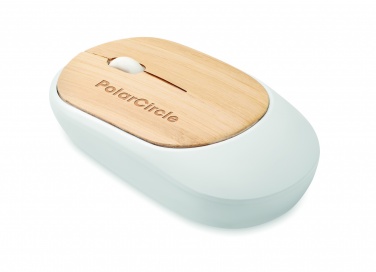 Logotrade promotional giveaway image of: Wireless mouse in bamboo