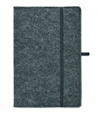 Logotrade promotional gift picture of: A5 notebook RPET felt