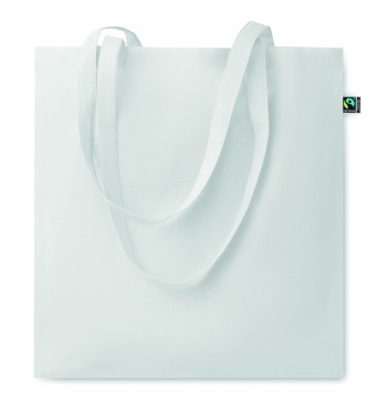 Logo trade promotional giveaways image of: Fairtrade shopping bag140gr/m²