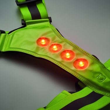 Logo trade promotional products image of: Reflective body belt with LED