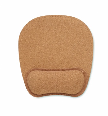 Logo trade promotional merchandise picture of: Ergonomic cork mouse mat