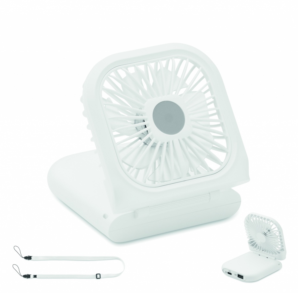 Logo trade advertising products picture of: Portable foldable or desk fan