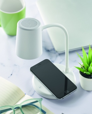 Logotrade promotional gift image of: Wireless charger, lamp speaker