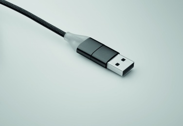 Logo trade promotional gifts picture of: 4 in 1 charging cable type C