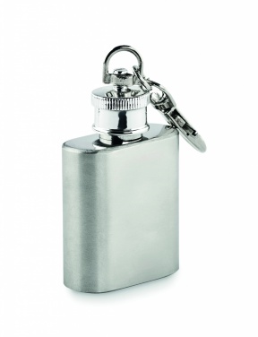 Logotrade corporate gift image of: Hipflask key ring Joensuu