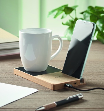 Logo trade promotional item photo of: 1Wireless charger mug warmer