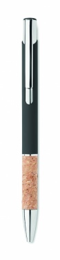 Logotrade promotional gift picture of: Ballpoint pen made of aluminum with a cork grip