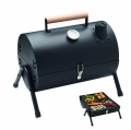 Portable barbecue with chimney, Black