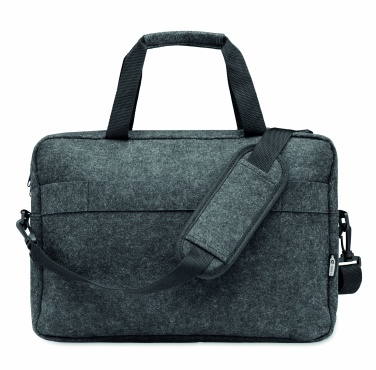 Logo trade promotional items image of: 15 inch RPET felt laptop bag