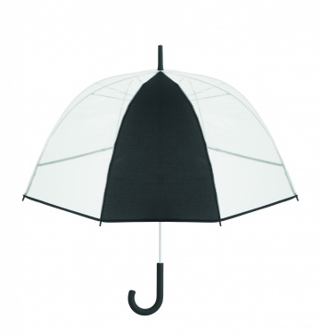 Logo trade promotional gift photo of: Transparent 23 inch manual open umbrella
