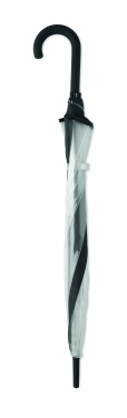 Logo trade corporate gifts image of: Transparent 23 inch manual open umbrella