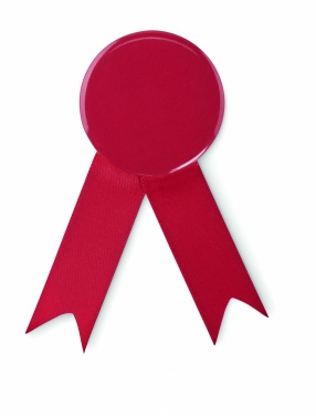 Logo trade promotional products image of: Ribbon style badge pin