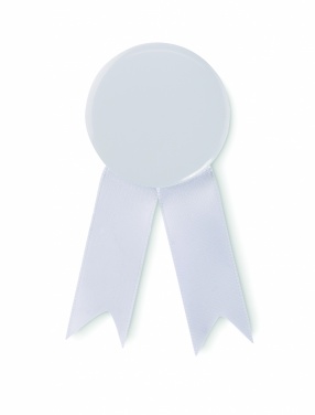 Logo trade promotional product photo of: Ribbon style badge pin