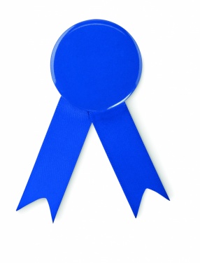 Logo trade advertising products picture of: Ribbon style badge pin