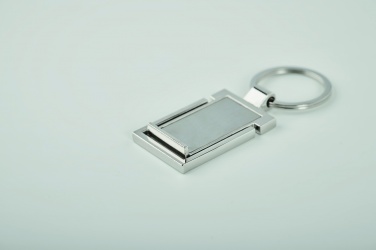 Logo trade promotional gift photo of: Metal key ring phone stand