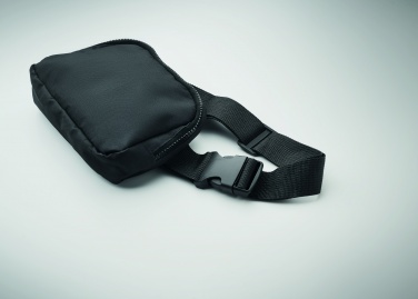 Logo trade promotional giveaway photo of: 300D RPET polyester waist bag