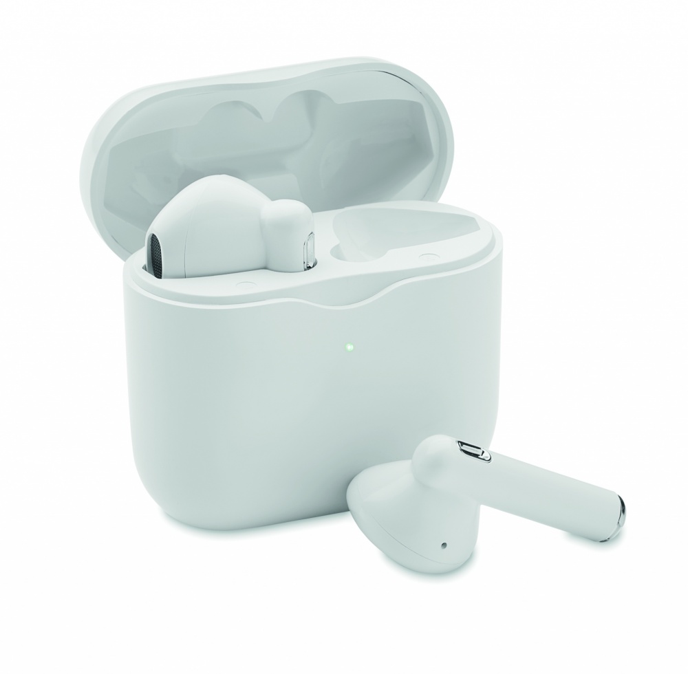 Logo trade corporate gift photo of: TWS earbuds with charging base