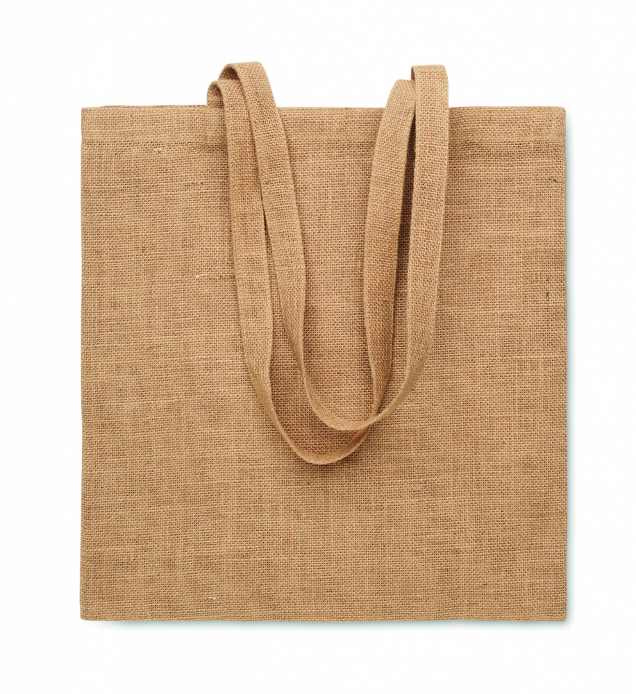 Logotrade promotional merchandise image of: Jute long handled shopping bag