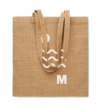 Logotrade business gift image of: Jute long handled shopping bag