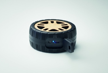 Logo trade promotional giveaway photo of: Wireless speaker tire shaped