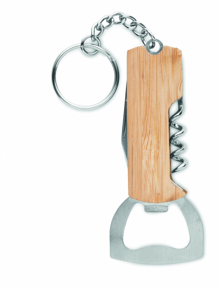 Logo trade promotional product photo of: 3 in 1 bamboo pocket tool