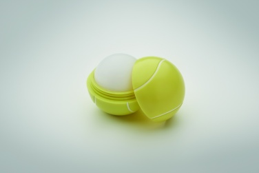 Logotrade advertising product image of: Lip balm in tennis ball shape