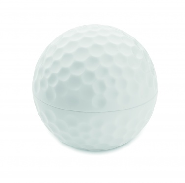 Logo trade promotional gift photo of: Lip balm in golf ball shape