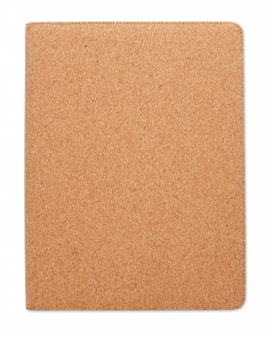 Logo trade advertising products image of: A4 cork conference folder