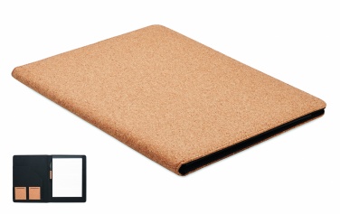 Logo trade promotional item photo of: A4 cork conference folder