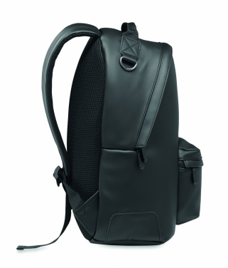 Logo trade promotional items image of: Laptop 15" soft PU backpack