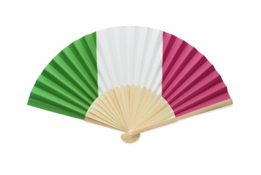 Logo trade advertising products image of: Manual fan flag design