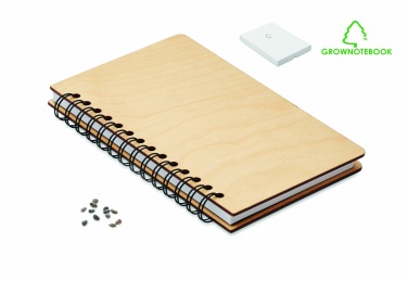 Logotrade corporate gift picture of: A5 Birch tree GROWBOOK™