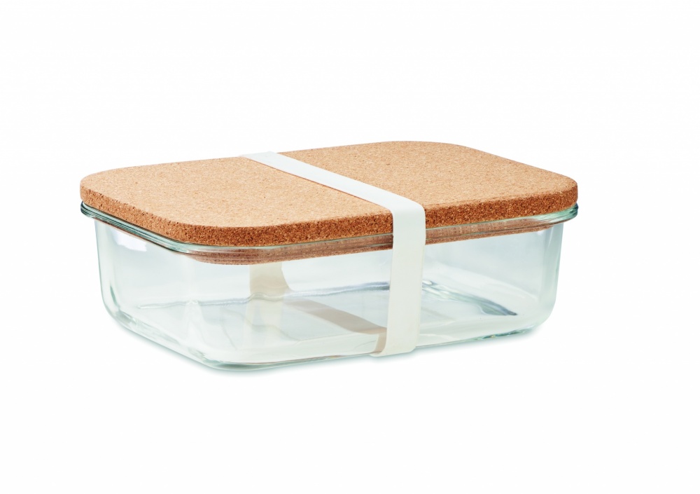 Logotrade promotional gifts photo of: Glass lunch box with cork lid