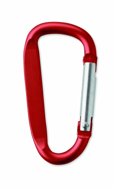 Logo trade promotional giveaway photo of: Carabiner clip in aluminium.