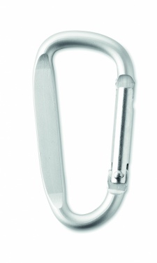 Logo trade promotional gifts image of: Carabiner clip in aluminium.