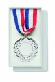 Medal 5cm diameter, Matt Silver