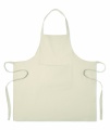 Recycled cotton Kitchen apron, Beige