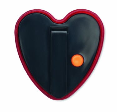 Logotrade promotional gift picture of: Heart shaped reflector light