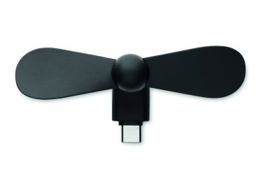 Logo trade corporate gifts image of: Portable USB-C fan